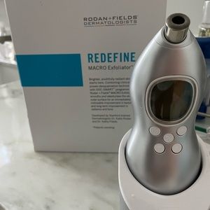 Rodan + Fields Macro Exfoliator and AMP roller